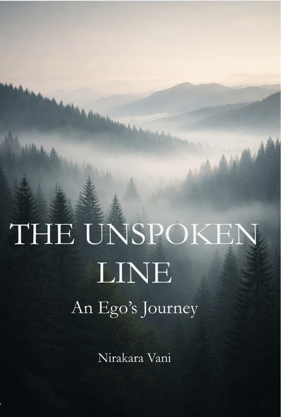 Book cover for The Unspoken Line: An Ego's Journey by Nirakara Vani